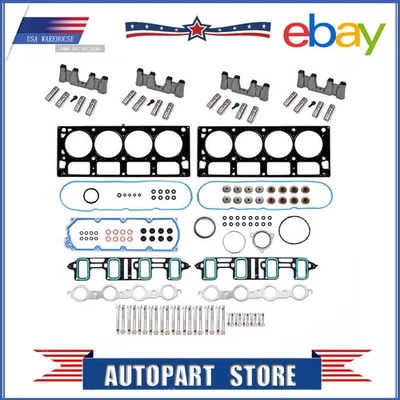 for Chevrolet 6.0L 6.2L 2007-2016 NON-AFM Lifters KIT Head Gasket Set Bolts KIT - Imagem 1 de 4