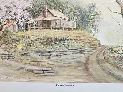 Fragancia de noche Larry Dodson 1983 impresión sin marco Foto 1 de 4