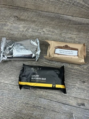 NOVO Lote Fechado de Barra de Banho Melaleuca Platinum, Luxo Glicerina e Esfoliante - Imagem 1 de 4