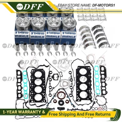 Engine Rebuild Overhaul Pistons Bearing Kit for Porsche Cayenne Turbo 4.5T M48 - Image 1 of 4