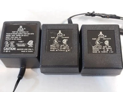  Atari Power Supply Bundle CO16353 CO10472 CO16353-101 - Image 1 of 4