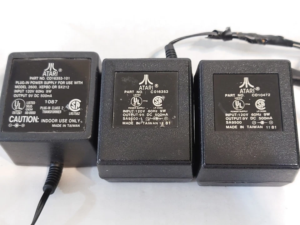  Atari Power Supply Bundle CO16353 CO10472 CO16353-101 - Image 1 of 4