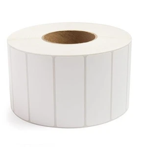 Etiqueta térmica directa de 4"x1,5", núcleo de 3", perforada (1 rollo/etiquetas 3500) - Imagen 1 de 5