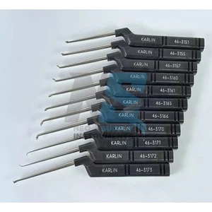 Lot Of 14 Codman Microdiscectomy Karlin Cervical Curettes Set Premium Quality - Picture 1 of 2