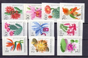 SET FIORI IMPERFETTI UNGHERIA 1965 (10) MNH - Foto 1 di 2