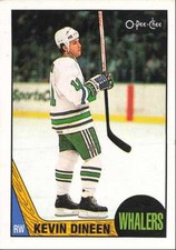 1987-88 O-Pee-Chee Kevin Dineen Hartford Whalers #124
