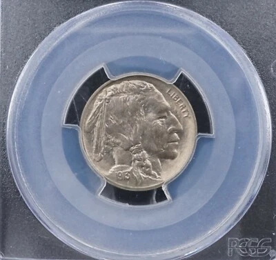 1913 Type 1 Buffalo Nickel 5C Five Cent BU Uncirculated MS66 PCGS CAC M1629 - Image 1 of 3