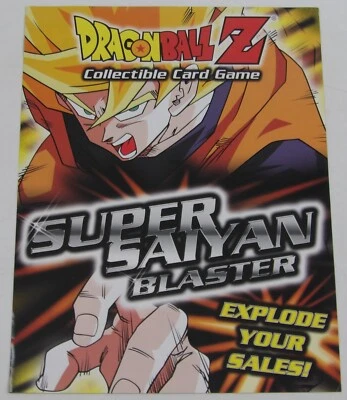 Dragon Ball Z CCG Super Saiyan Blaster Store Sales Sheet 2002 Dragonball - Image 1 of 2