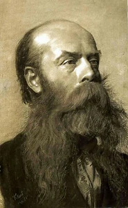 Portrait Bearded Man 3/4 Profile Signed Klimt - 17" x 22" Fine Art Print - 00953 - Picture 1 of 1