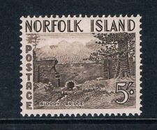 Norfolk Is. - 1953 - 5sh Scene - Septia - SC 18 [SG 18] MINT, XLH - H1