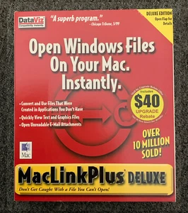 DataViz MACLINK PLUS DELUXE to Open WINDOWS files on MAC - Version 12.0 - Picture 1 of 6