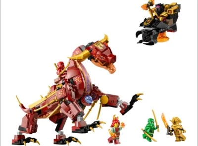 Lego Ninjago Heatwave Transforming Lava Dragon #71793 RETIRED SET *Box Damage* - Image 1 of 4