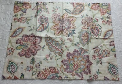 Cuddledown Floral Paisley Pair of Standard Pillow Shams 100% Cotton Pillowcases - Imagem 1 de 4