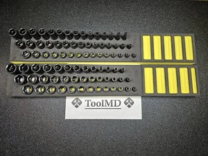 Snap-on Tools 84pc 3/8"  Metric & SAE Impact Shallow / Semi / Deep Master Set - Bild 1 von 9