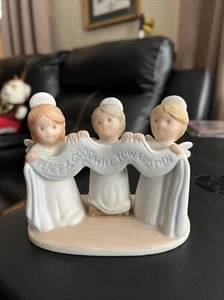 Porzellan Figur "Engel in der Höhe" Hemco 1995 Freundeskreis  - Bild 1 von 7