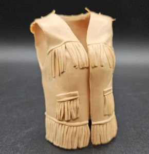 Vintage Marx Jane West Vest Buckskin Fringe Original - Picture 1 of 7