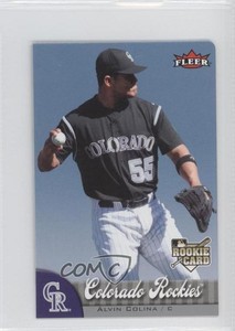 2007 Fleer Mini Die-Cut Alvin Colina #321 Rookie RC