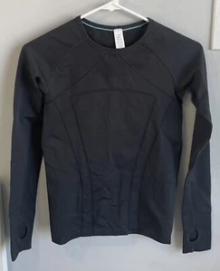 Ivivva by Lululemon Girls Swiftly Fly Tech Seamless Long Sleeve Shirt Size 10 - Picture 1 of 3