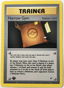 Pokemon 1. EDITION SCHMAL GYM 124/132 GYM HEROES COMMON NEAR MINT - Bild 1 von 2