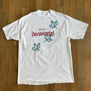 Pocahontas Movie Promo T Shirt XL 1990s Walt Disney Pictures Vintage READ - Picture 1 of 11