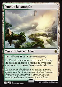 *MRM* FR/VF Vue of the Canopy - Canopy Vista MTG Battle Zendikar - Bild 1 von 1