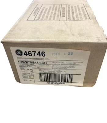 GE Lighting 46746 39-watt 3500-Lumen T5 Light Bulb with Miniature Bi-Pin G5 Bas - Image 1 of 4