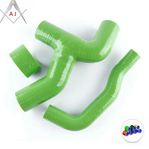For Subaru WRX GDB VER 7-9 Y-pipe 00-06 Silicone Intercooler Turbo Hose Green - Imagen 1 de 3