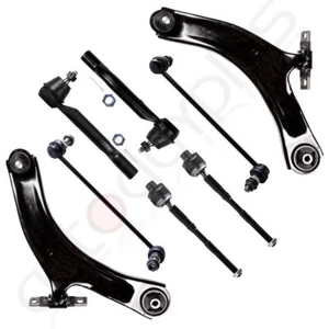 8Pcs Front Lower Control Arm Tie Rod Sway Bar Link For 2008-2015 Nissan Rogue - Picture 1 of 10