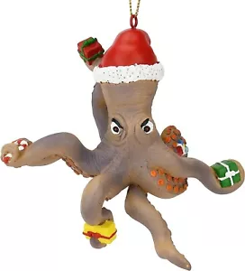 KEINE VERPACKUNG - Baumknospen Weihnachten Kraken Meer Kreatur Ornament Oktopus/Tintenfisch - Bild 1 von 6