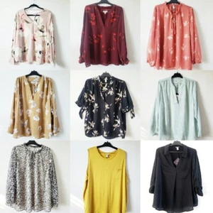 Blusa Camisa Ava Viv 4X Top Talla Grande 1X 2X 3X Manga Corta Floral Cuello en V Para Mujer - Imagen 1 de 13