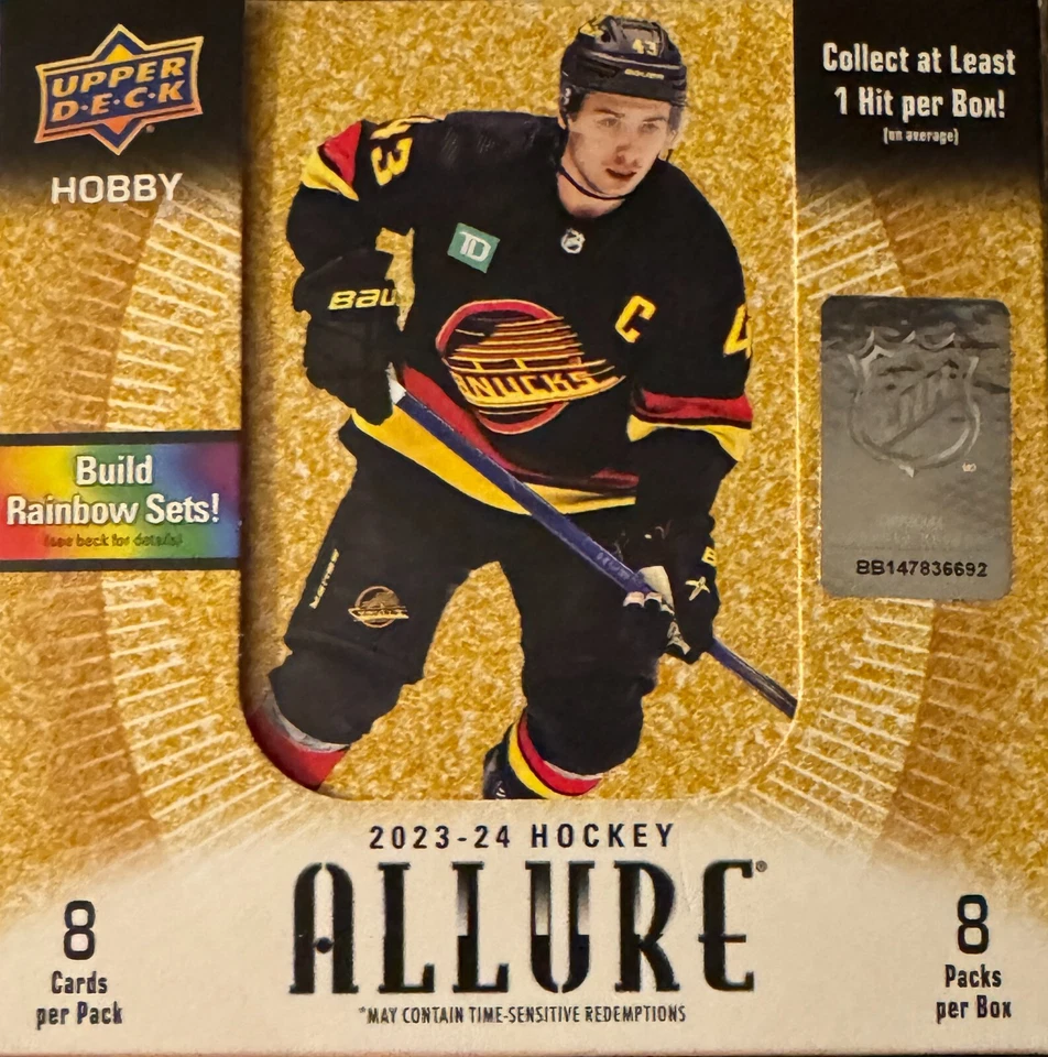 2023-24 Allure Hockey Base, Rookies 1-150 - Insert, Parallels & Rainbow 30%off4+ - Image 1 of 1