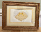 Signed Vtg Framed Quilt Art Pieces Of The Past Colorado Artist Grannycore