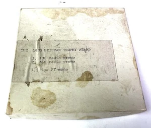 1983 NCAA Football Heisman Trophy Award Audio Radio Reel - Picture 1 of 6