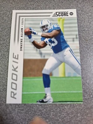 2012 Score - [Base] - Glossy #330  Dwayne Allen ROOKIE Football Card -z22- - Image 1 of 2