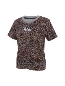 Adidas Girl's Cross Over Heather T-Shirt Size L(14) NEW - Picture 1 of 2