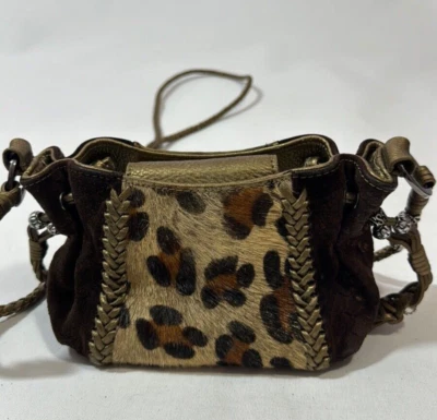 Women's Beverly Feldman Cross Body Mini Purse Animal Print - Image 1 of 4