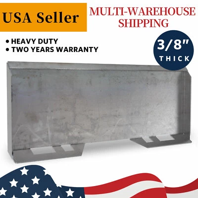 Minicargadora de 3/8" Placa de montaje Tractor Adaptador de fijación rápida Acero Foto 1 de 4