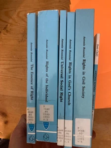 Philosophy of Right ANTONIO ROSMINI Catholic christian religious 5 volumes PLUS - Imagen 1 de 6