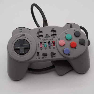 HORI FIGHTING COMMANDER 10B Control Pad Controller For Sony Playstation Tested - Image 1 of 4