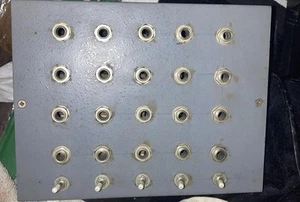 Guitar/Mic Mixer Panel-No Name-1/4 Inch 5 channel /4 Jacks Per Channel(20 Total) - Picture 1 of 13
