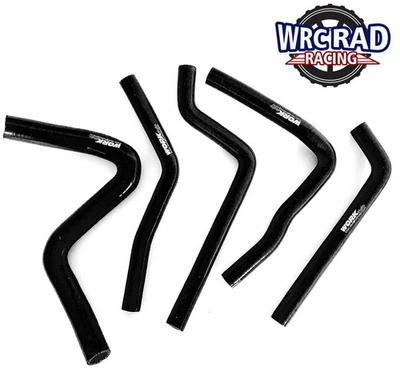Manguera de radiador de refrigerante de silicona negra para Kawasaki KX250 KX 250 1990-1993 1991 92 Foto 1 de 4
