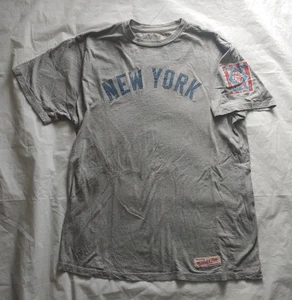 New York Yankees Baseball Centennial Mitchell & Ness T-Shirt - Size Large / L - Picture 1 of 6