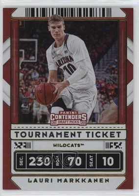 Boleto de torneo Panini Contenders 2020-21 selecciones de draft/49 Lauri Markkanen #26 Foto 1 de 2