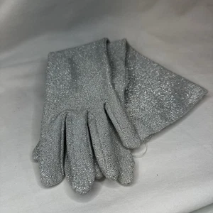 De colección Mujer Lg Guantes Largos Años 80 Plateados Brillantes Vajilla 14 pulgadas Guantes de Ópera Par - Imagen 1 de 14