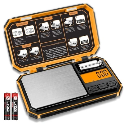 Báscula de bolsillo digital de viaje UNIWEIGH 200 g/0,01 g, báscula digital de gramos, mini comida  - Imagen 1 de 4