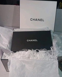 CHANEL Square EMPTY GIFT BOX Container 8.5"x8.5"x3.75" AUTHENTIC 7.25×4×2.75 - Picture 1 of 9