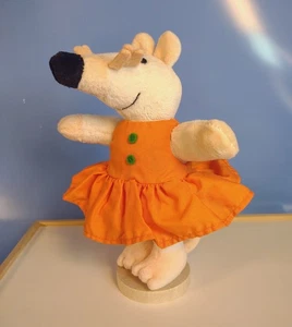 Crocodile Creek Maisy Mouse Plush In Orange Dress 1996 Lucy Cousins - Picture 1 of 18