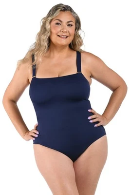 NWT Women's - La Blanca Luxe Tummy Control One Piece Swimsuit, Size 16 - Image 1 of 4