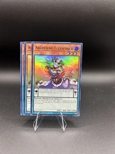 YU-GI-OH! 3x Archfiend Eccentrick RA04-EN017 Ultra Rate - Picture 1 of 1