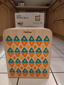 Cajon Trommel Kinder, Rhythm Box ab 3 J, von Plan Toys, nachhaltig, wie neu - Bild 1 von 4